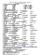 Kiểm tra giữa kì 1 Tiếng Anh Lớp 9 - Đề 4 - Năm học 2022-2023 (Có hướng dẫn chấm)